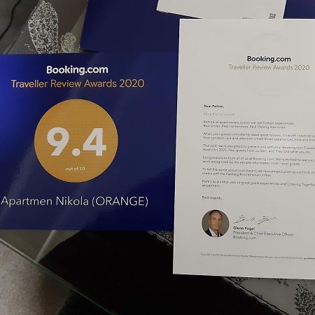 Apartment Nikola Orange โอครีด ภายนอก รูปภาพ