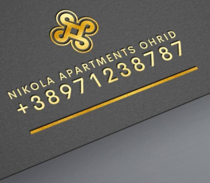 Apartment Nikola Orange โอครีด ภายนอก รูปภาพ
